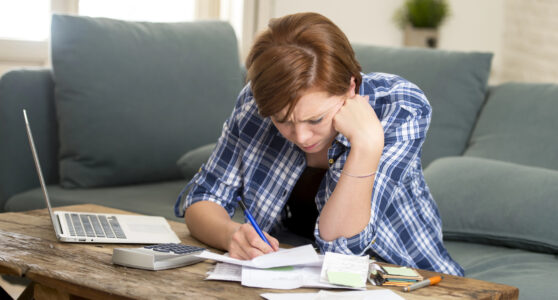 Woman during the first 30 days after filing for divorce.